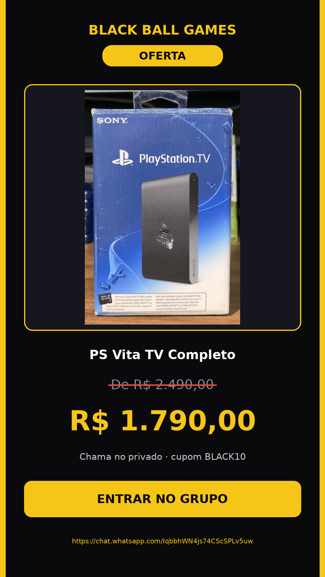 PS Vita TV Completo e Desbloqueado — foto 1