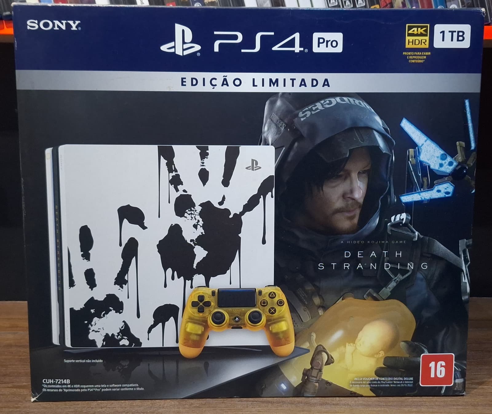 Console PS4 Pro Edição Death Stranding Completo Nacional — foto 1